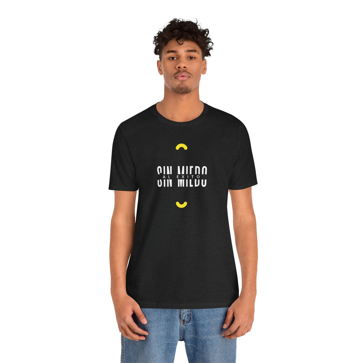 Men's Workout T-Shirt - "Sin Miedo Al Éxito" | Bold Hispanic & Latino Gym Apparel