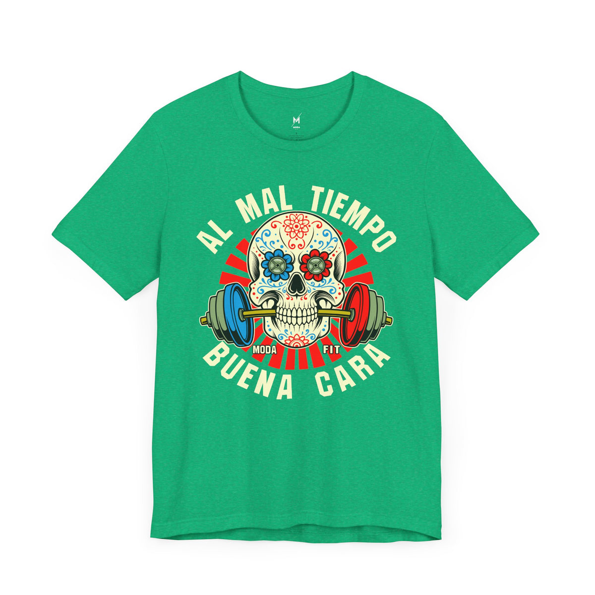 Camiseta de Entrenamiento para Mujer - "Al Mal Tiempo Buena Cara" | Estilo y Motivación en Ropa Deportiva