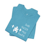 Unisex Workout T-Shirt - "DeBi HaCER MaS RePS" | Bold Hispanic & Latino Gym Apparel