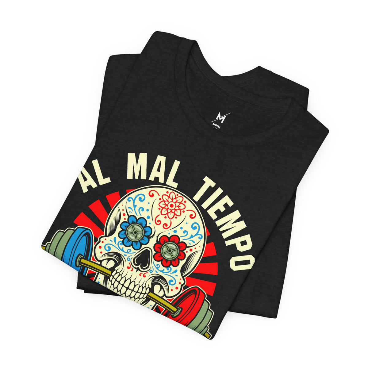 Camiseta de Entrenamiento para Mujer - "Al Mal Tiempo Buena Cara" | Estilo y Motivación en Ropa Deportiva