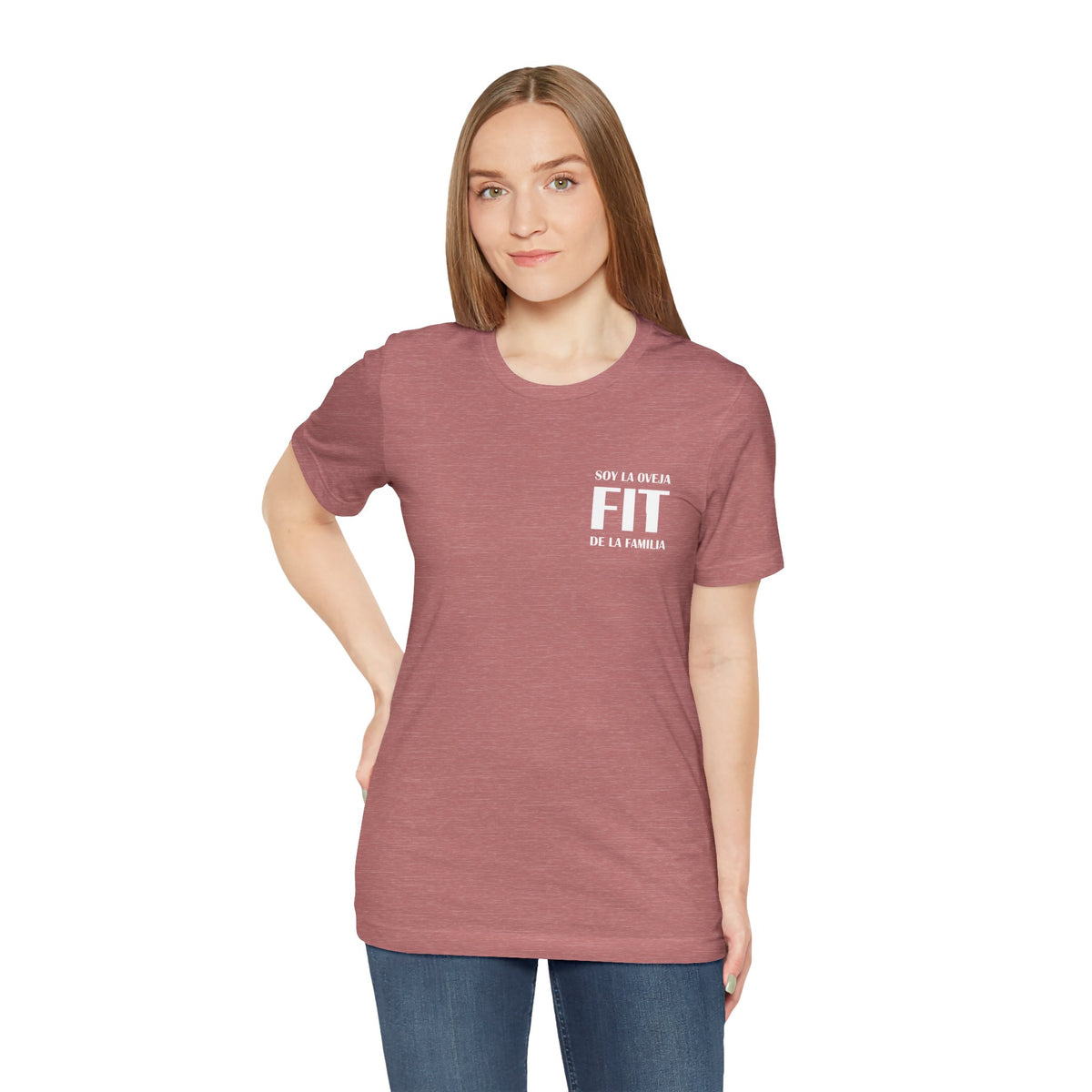 Women's Workout T-Shirt - "Oveja Fit de la Familia" | Stylish & Fun Activewear