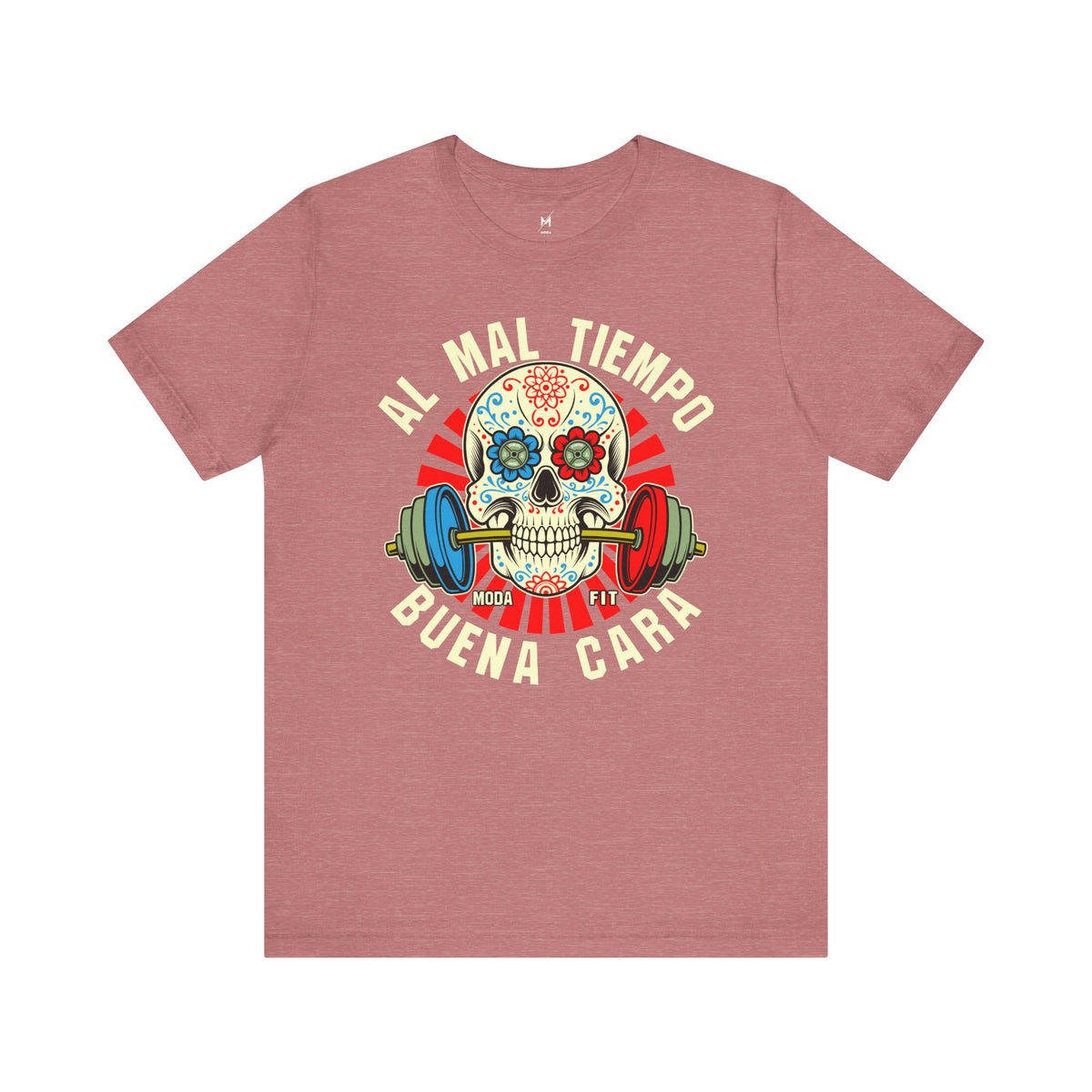Camiseta de Entrenamiento para Mujer - "Al Mal Tiempo Buena Cara" | Estilo y Motivación en Ropa Deportiva
